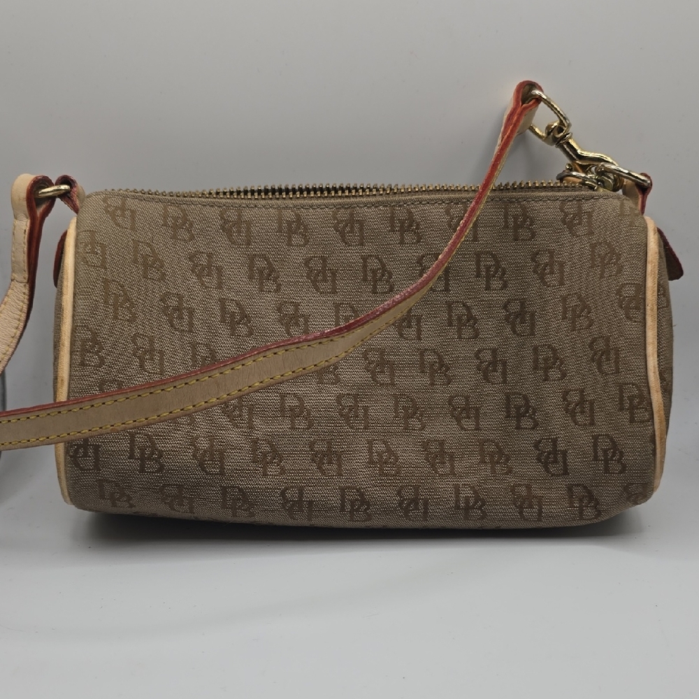 Dooney & Bourke Tan Monogram Clutch